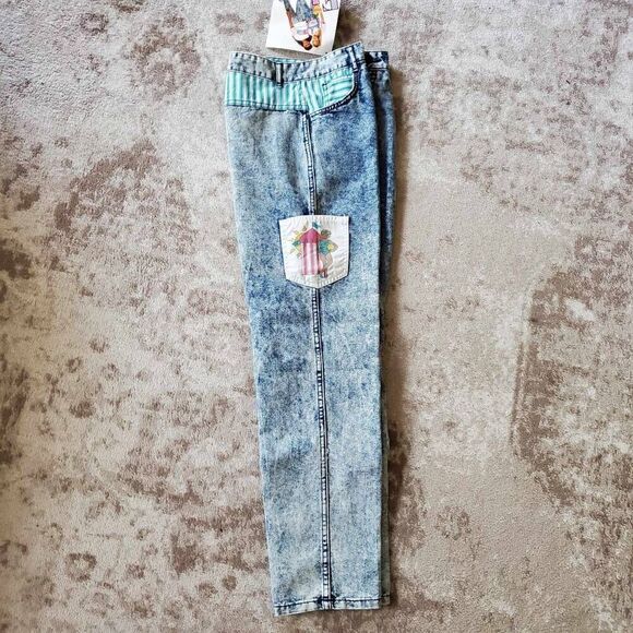 EJ Gitano Jeans 1980s Girls SZ 14 Deadstock NWT - Picture 2 of 8